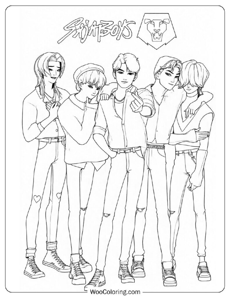 40 KPop Demon Hunters Coloring Pages Free PDF To Print Woo Coloring 40 KPop Demon Hunters Coloring Pages Free PDF To Print Woo Coloring
