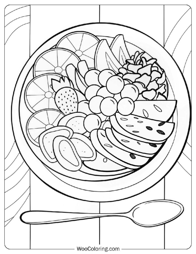 400 Food Coloring Pages Free PDF To Print Woo Coloring 400 Food Coloring Pages Free PDF To Print Woo Coloring