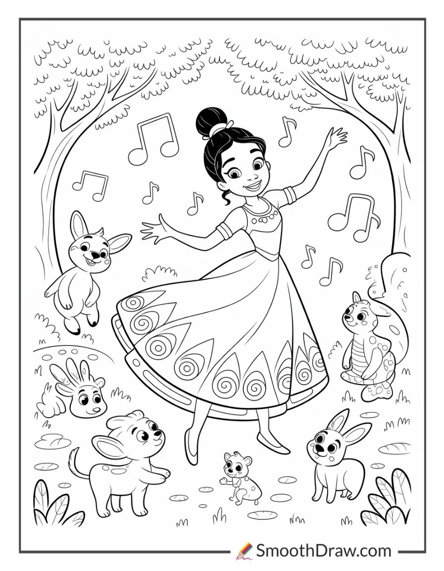 coloring pages of tiana the princess coloring pages of tiana the princess