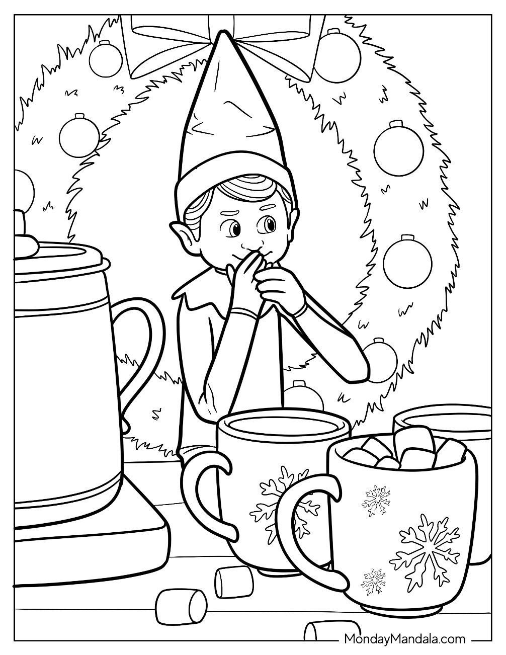 44 Elf On The Shelf Coloring Pages Free PDF Printables 44 Elf On The Shelf Coloring Pages Free PDF Printables