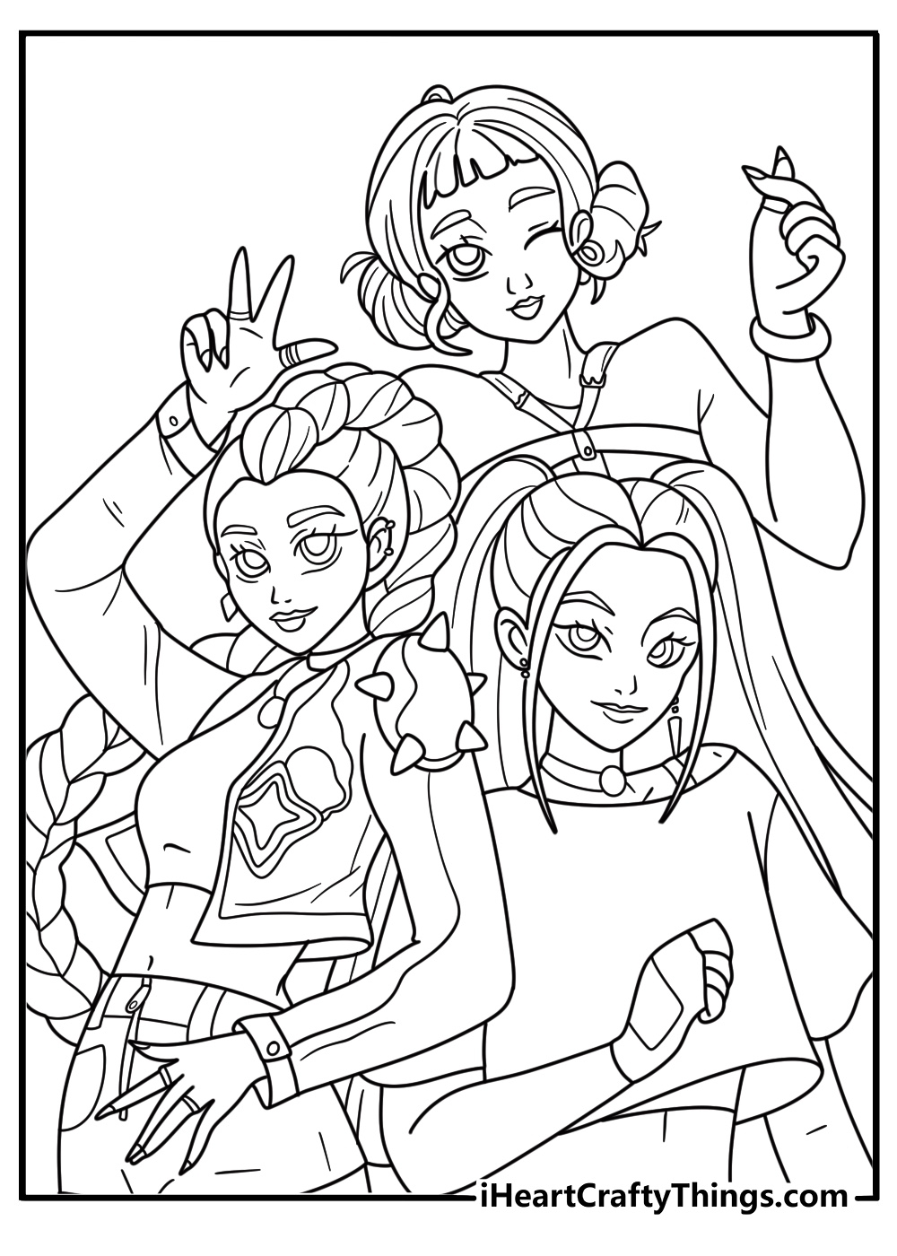 45 KPop Demon Hunters Coloring Pages Free PDF Printables 
