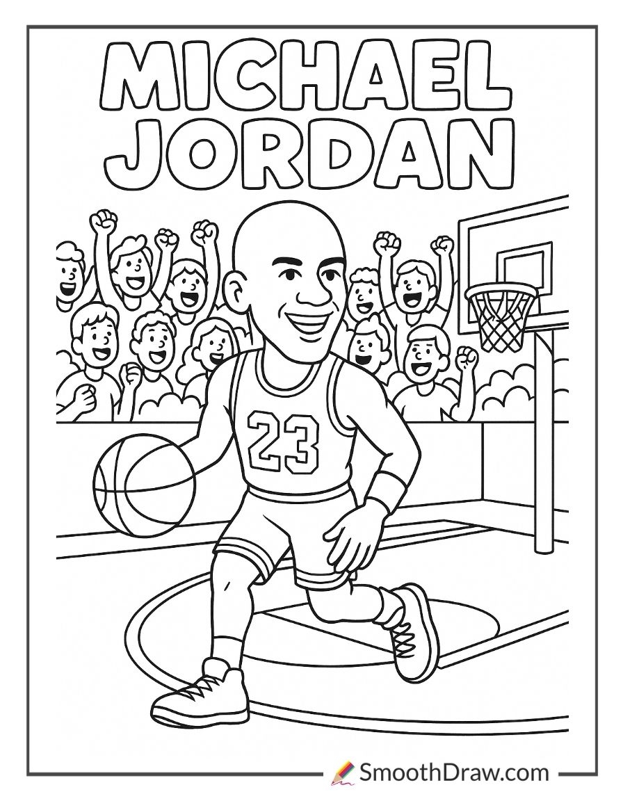 nba basketball coloring pages