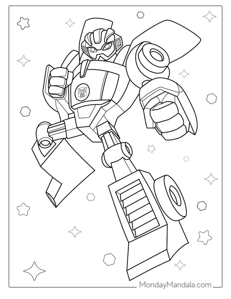 50 Transformers Coloring Pages Free PDF Printables 