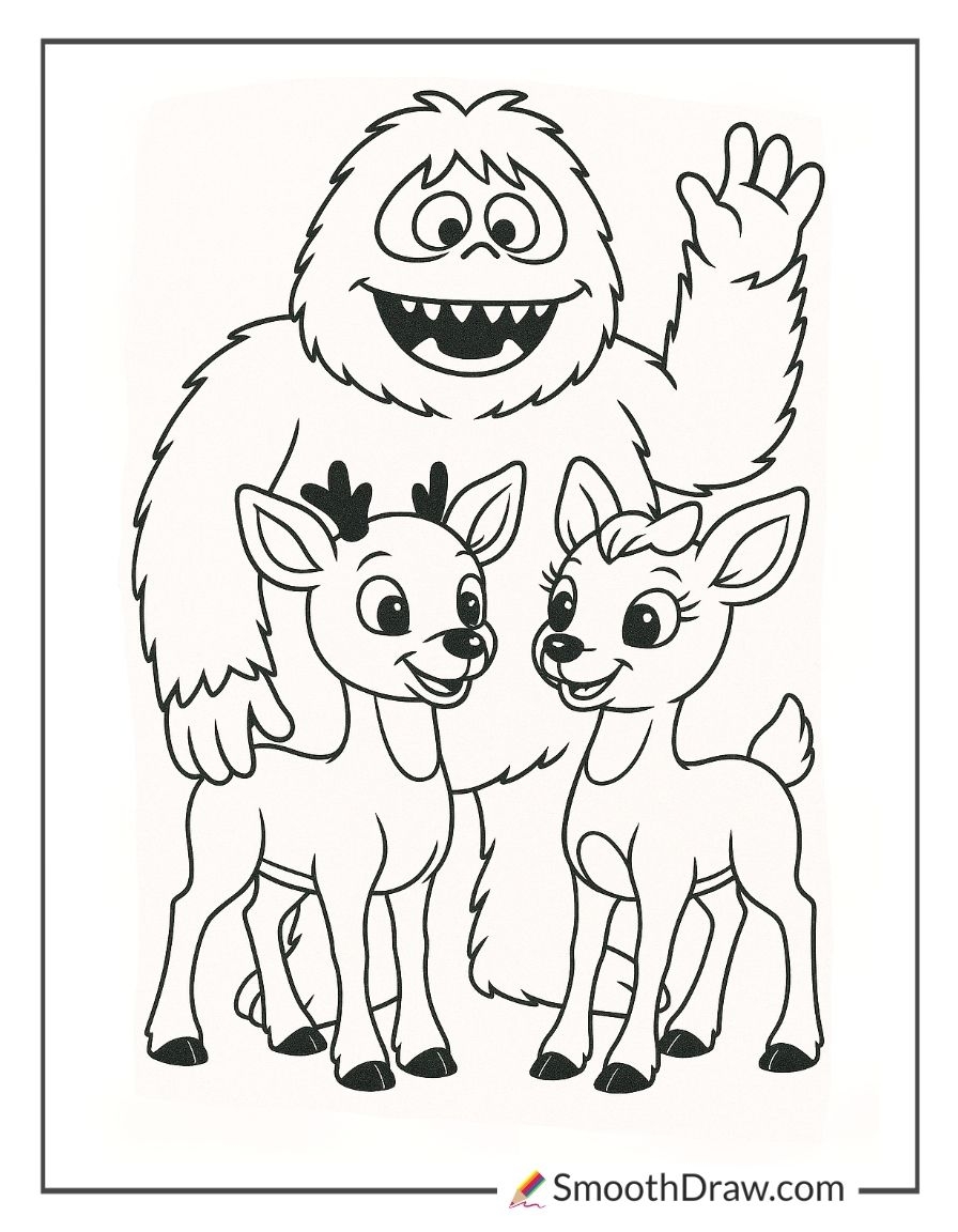 52 Rudolph Reindeer Coloring Pages Smooth Draw 52 Rudolph Reindeer Coloring Pages Smooth Draw