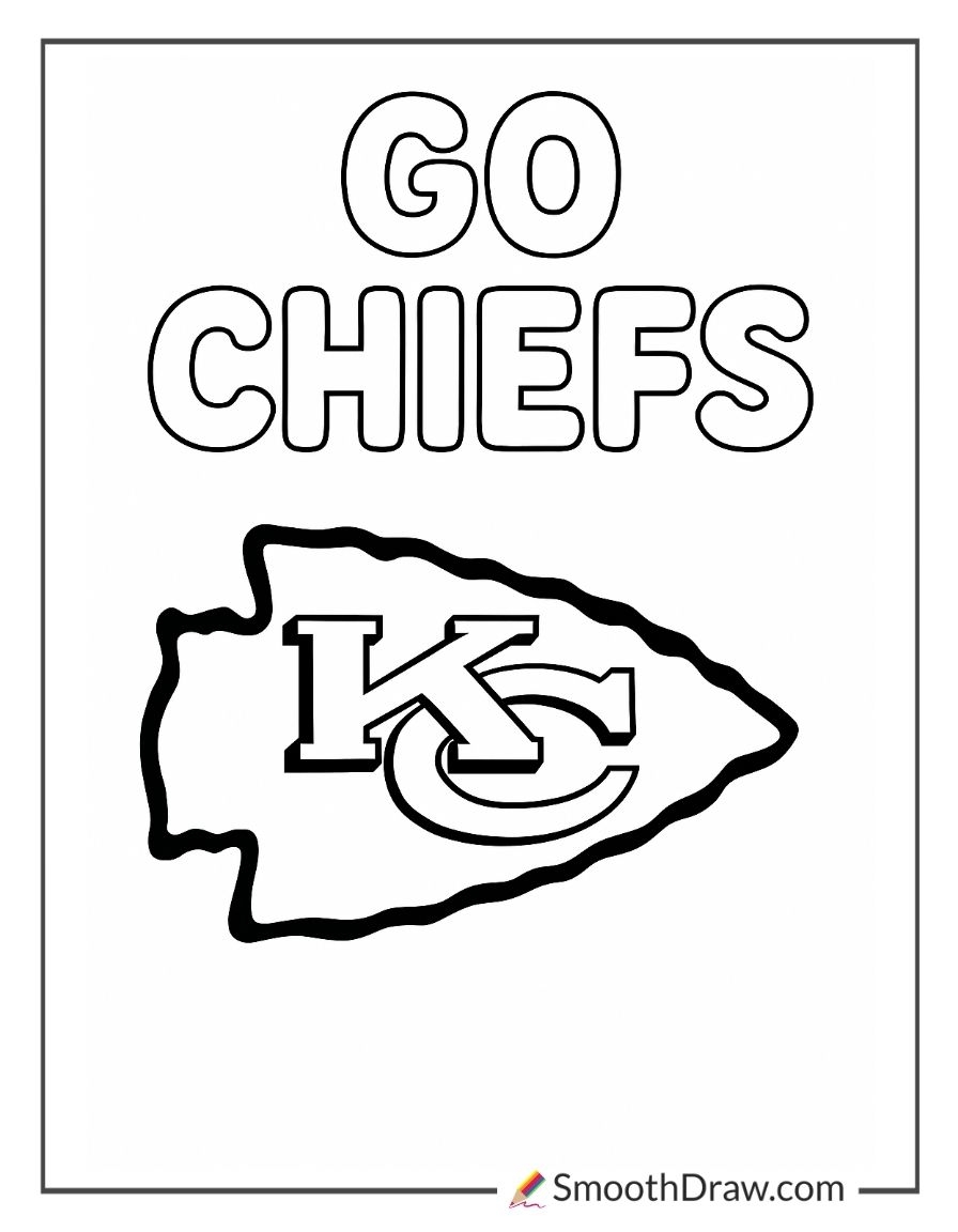 54 Kansas City Chiefs Coloring Pages Smooth Draw 54 Kansas City Chiefs Coloring Pages Smooth Draw