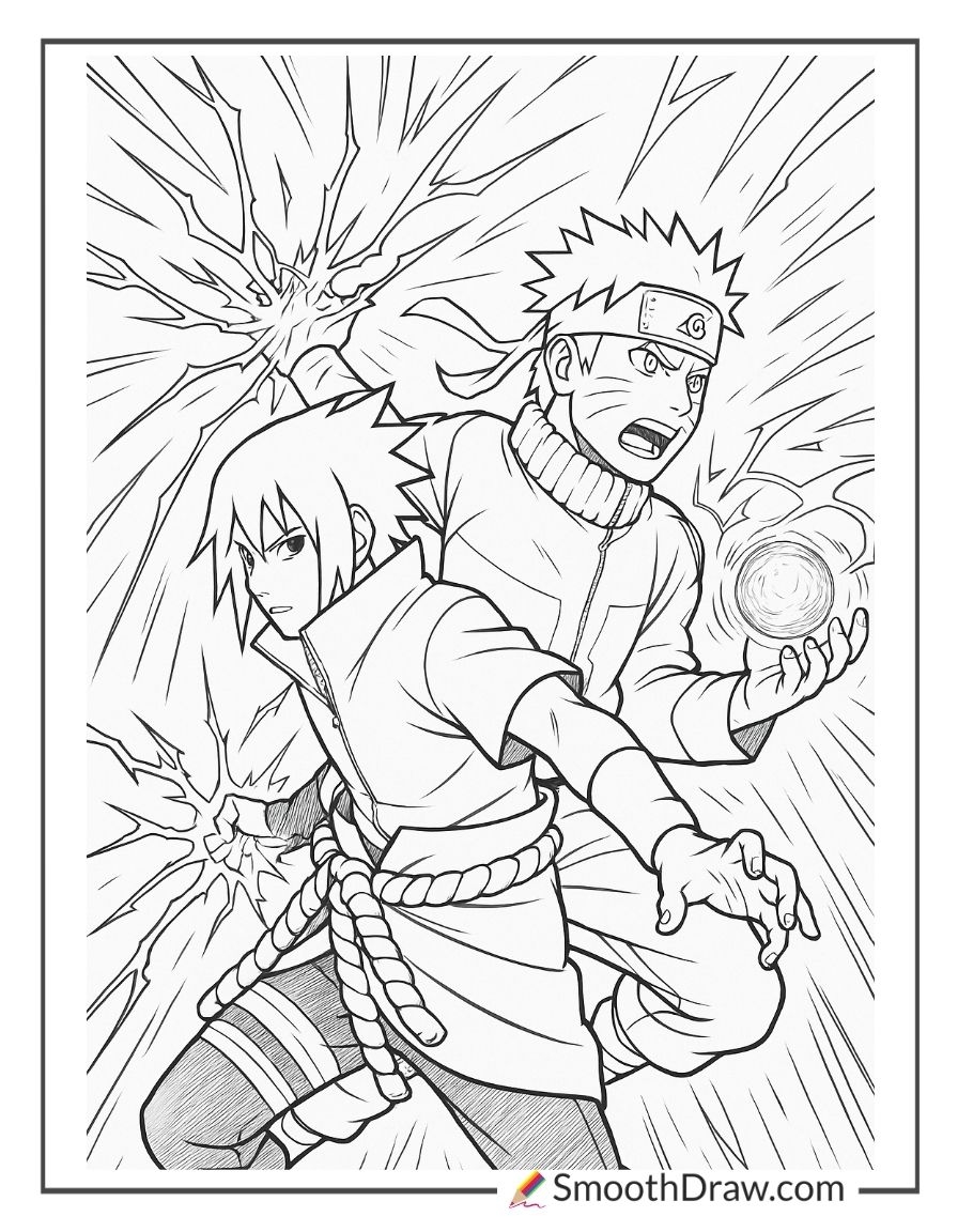57 Naruto Coloring Pages Smooth Draw