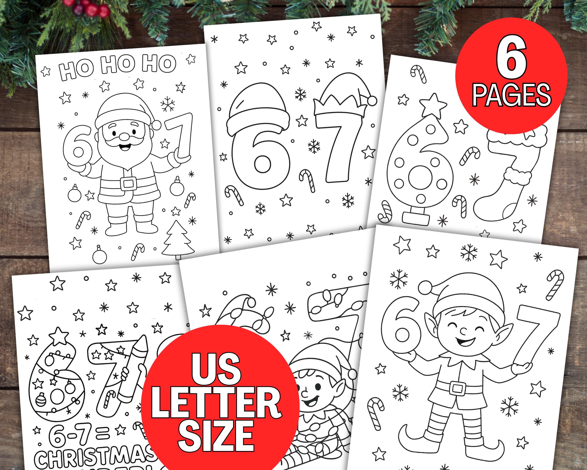 6 7 Christmas Coloring Pages 67 Six Seven Viral Meme 6 7 Coloring Sheet Gen Alpha Slang Elf Santa Printable Coloring Pages Xmas Activity Etsy 6 7 Christmas Coloring Pages 67 Six Seven Viral Meme 6 7 Coloring Sheet Gen Alpha Slang Elf Santa Printable Coloring Pages Xmas Activity Etsy