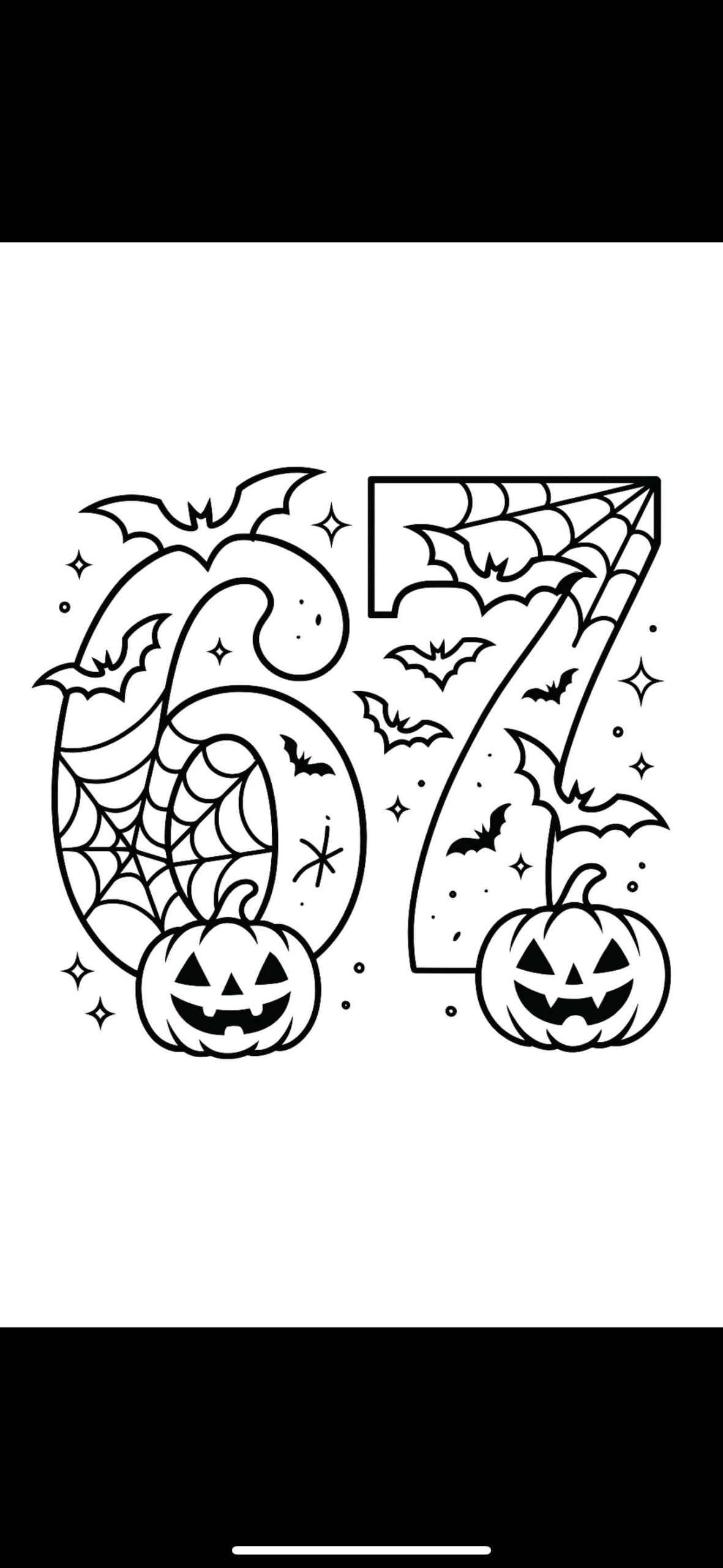 6 7 Spooky Halloween Coloring Sheet Etsy