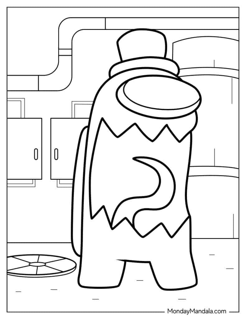 among us coloring pages among us coloring pages