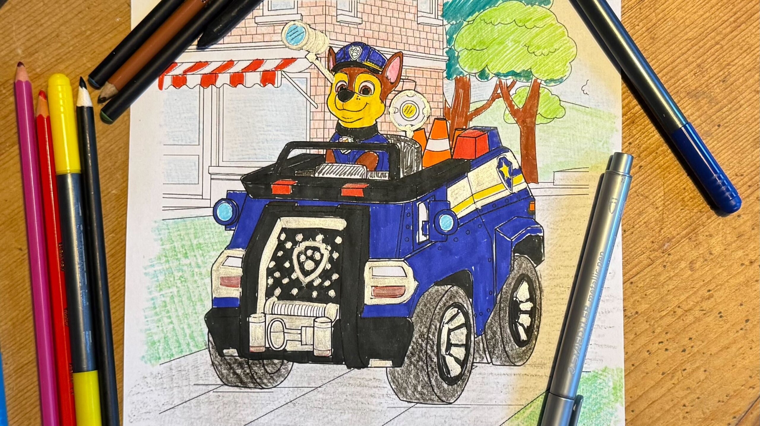 chase coloring page paw patrol chase coloring page paw patrol