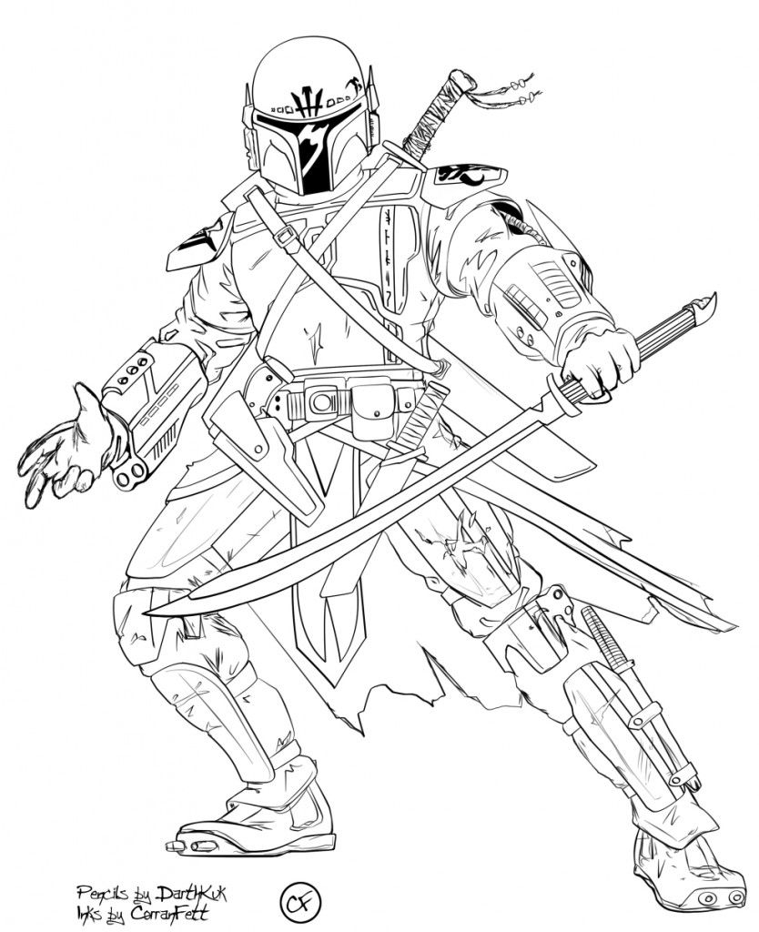 star wars coloring page