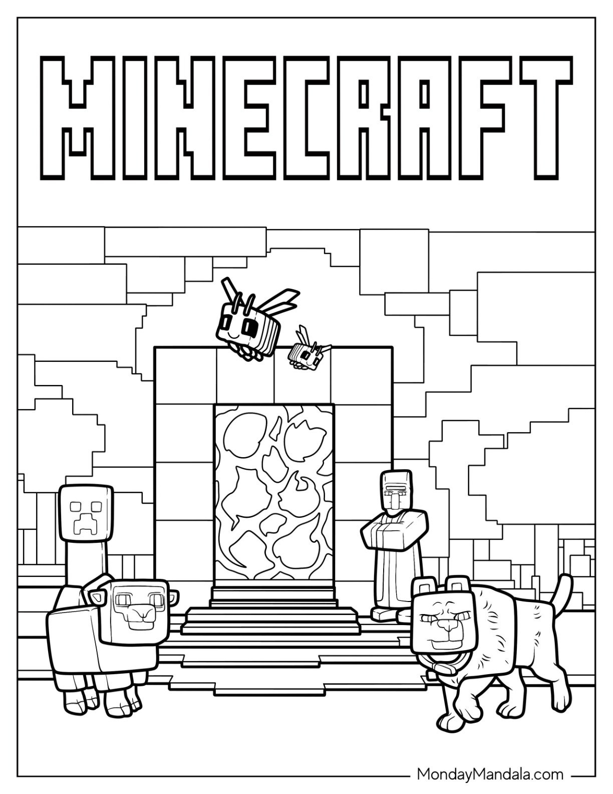 88 Minecraft Coloring Pages Free PDF Printables 88 Minecraft Coloring Pages Free PDF Printables