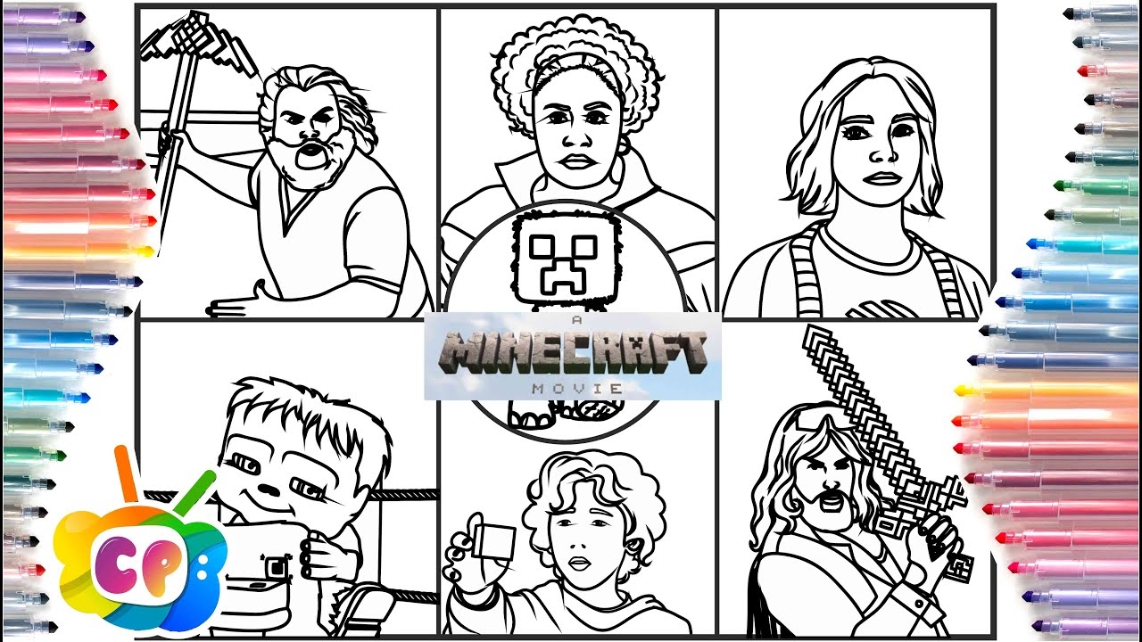 A Minecraft Movie All Characters Coloring Page A Minecraft Movie Minecraft Coloring Pages YouTube A Minecraft Movie All Characters Coloring Page A Minecraft Movie Minecraft Coloring Pages YouTube