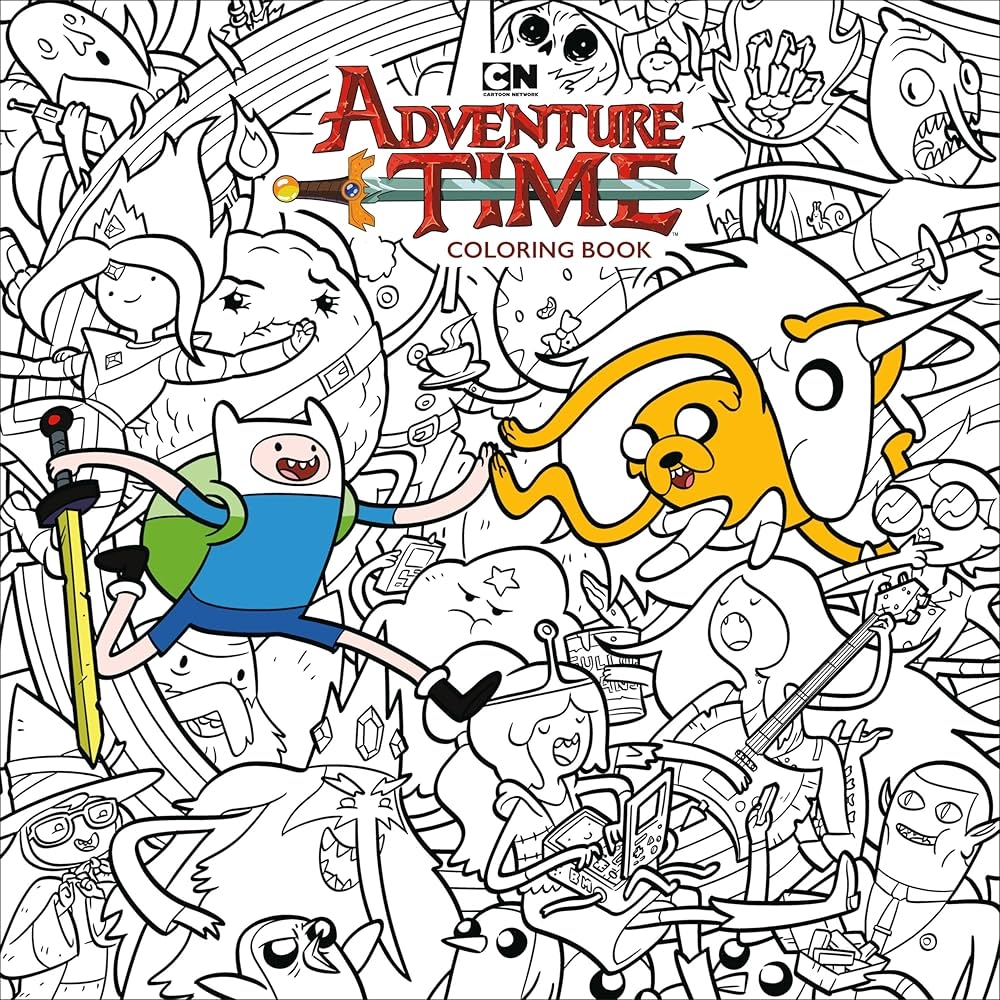 Adventure Time Adult Coloring Book Volume 1 9781506708003 Cartoon Network Books Amazon Adventure Time Adult Coloring Book Volume 1 9781506708003 Cartoon Network Books Amazon