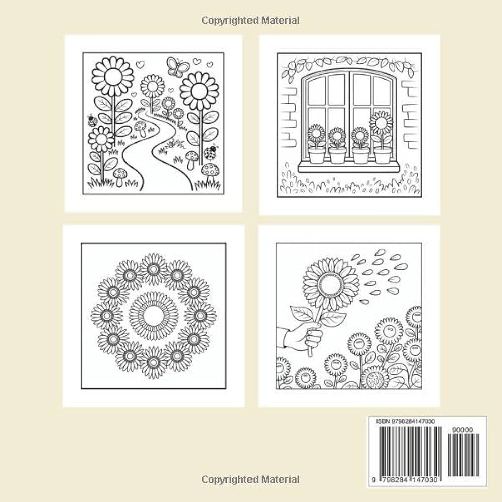 Amazon Sunflowers Coloring Book For Women And Adults 30 Easy Sunflower Coloring Pages For Women And Adults A Summer Garden Journey To Relax And Reconnect With Nature 9798284147030 Studio Fayzora Books