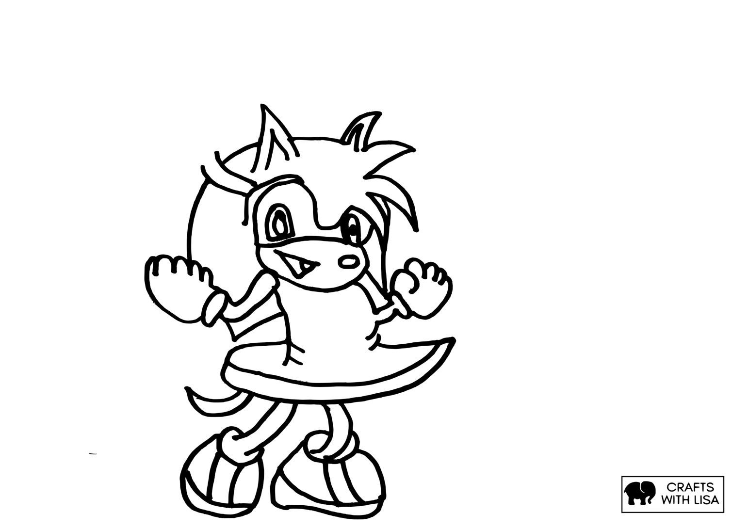 amy from sonic coloring pages