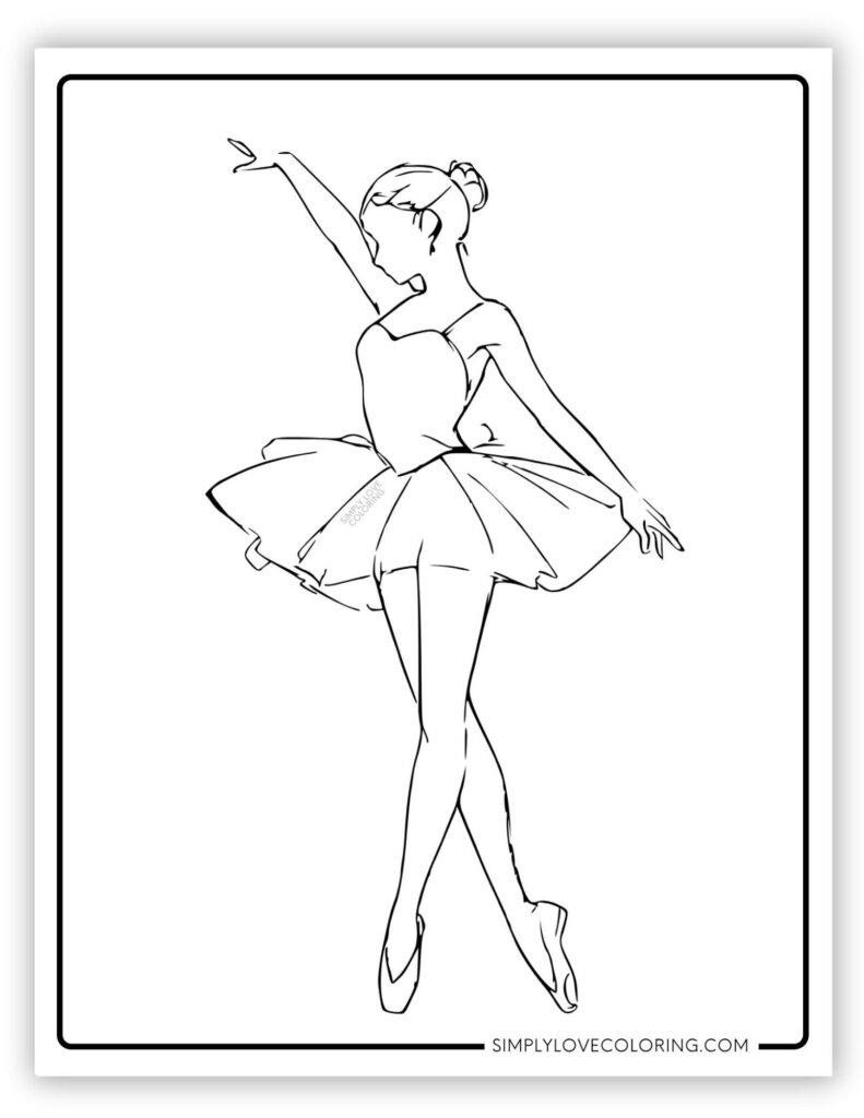 Ballerina Coloring Pages Free PDF Printables Simply Love Coloring Ballerina Coloring Pages Free PDF Printables Simply Love Coloring