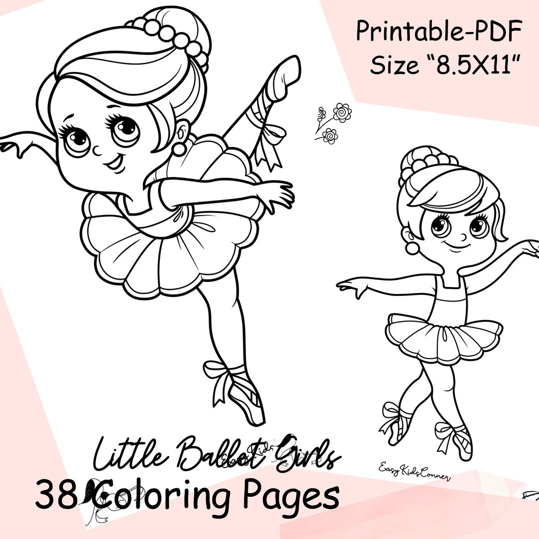 ballerina printable coloring pages
