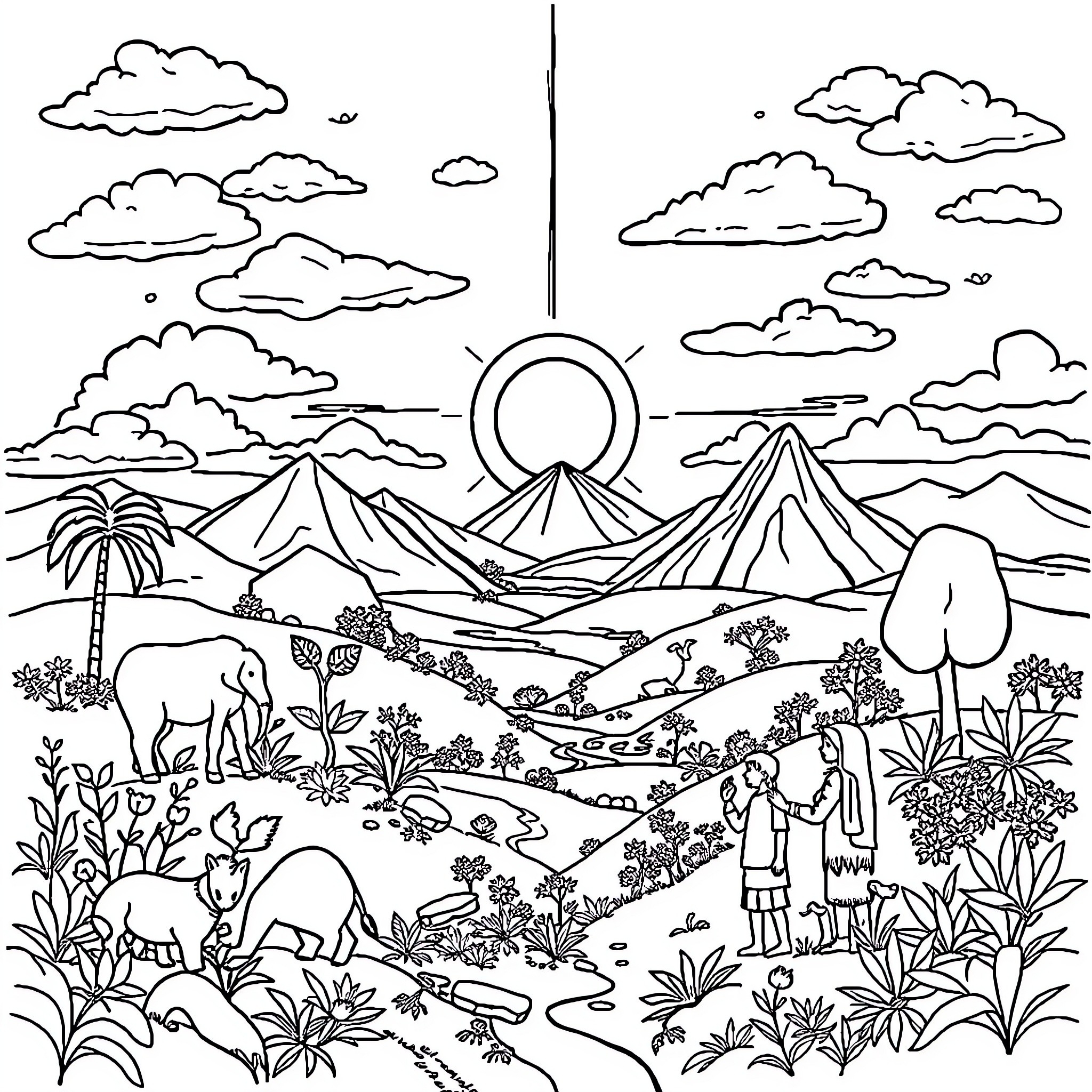 Best Creation Coloring Pages Free Printable PDF