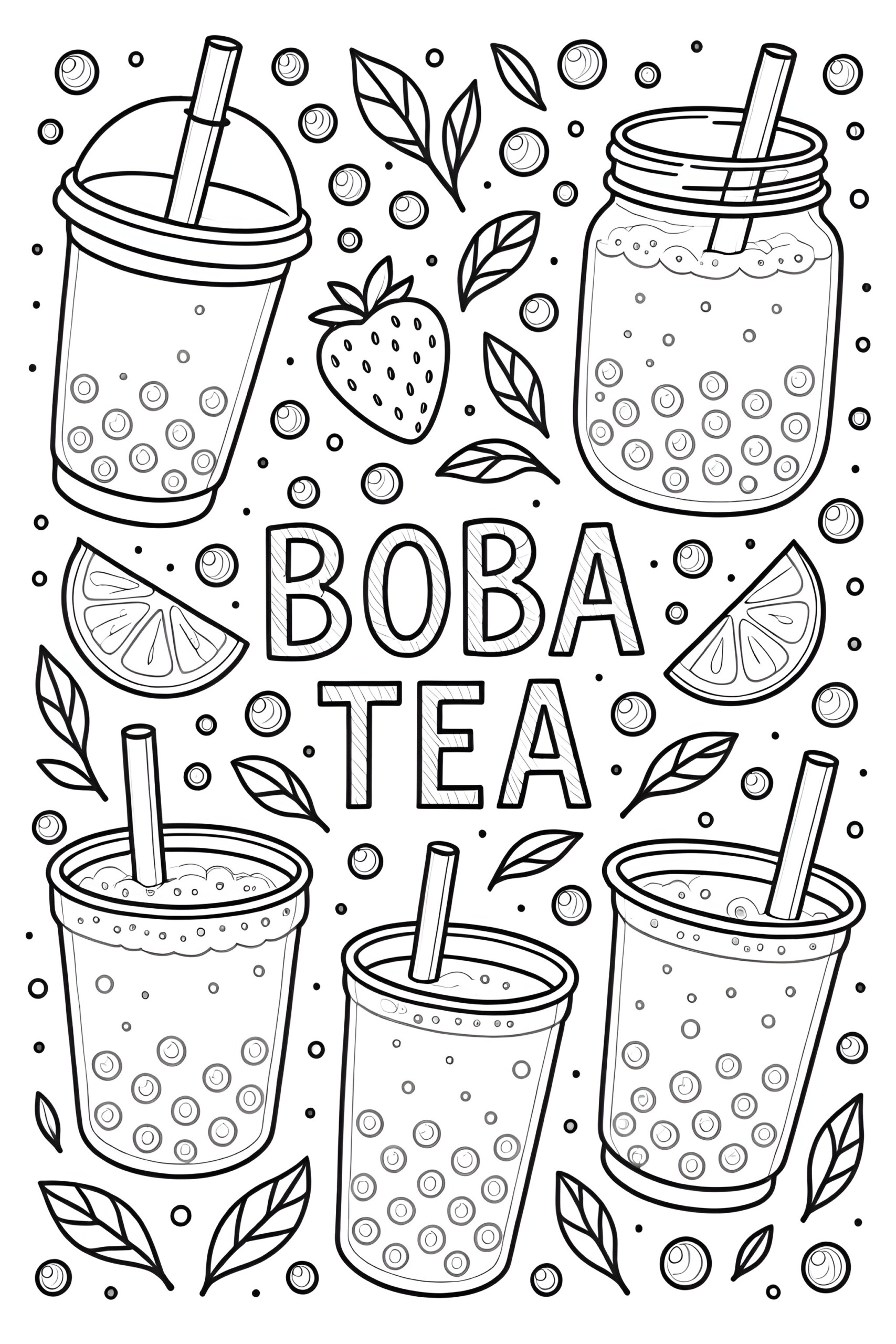 Boba Coloring Page Coloring Pages Mimi Panda