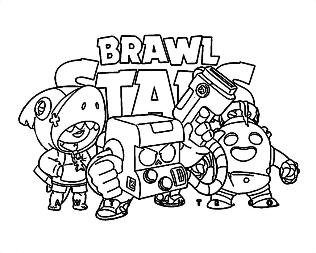 Brawl Stars Coloring Pages Best Coloring Pages For Kids Brawl Stars Coloring Pages Best Coloring Pages For Kids