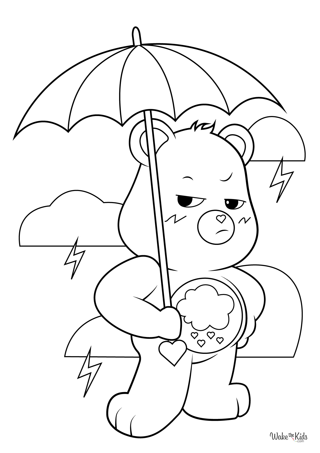 care bear coloring pages