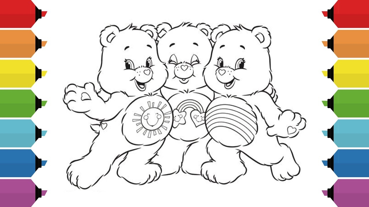 care bears coloring pages