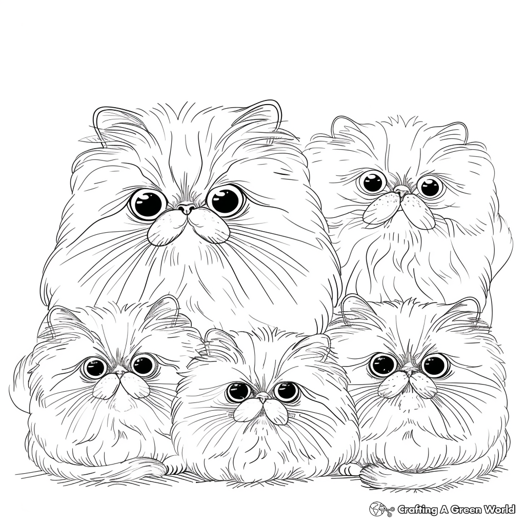 Cat Family Coloring Pages Free Printable Cat Family Coloring Pages Free Printable