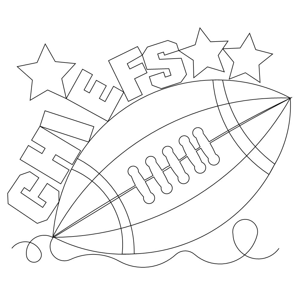 chiefs football coloring pages