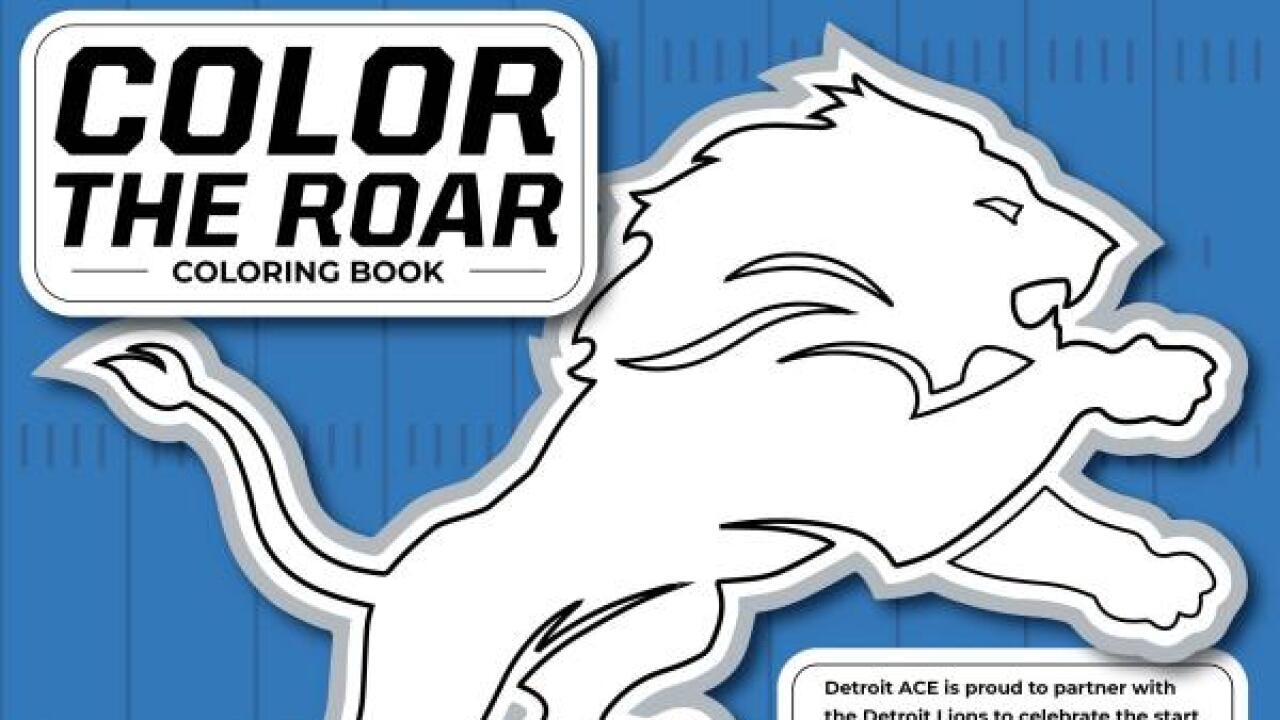 City Of Detroit Lions Release Coloring Book Featuring Fan favorite Players City Of Detroit Lions Release Coloring Book Featuring Fan favorite Players