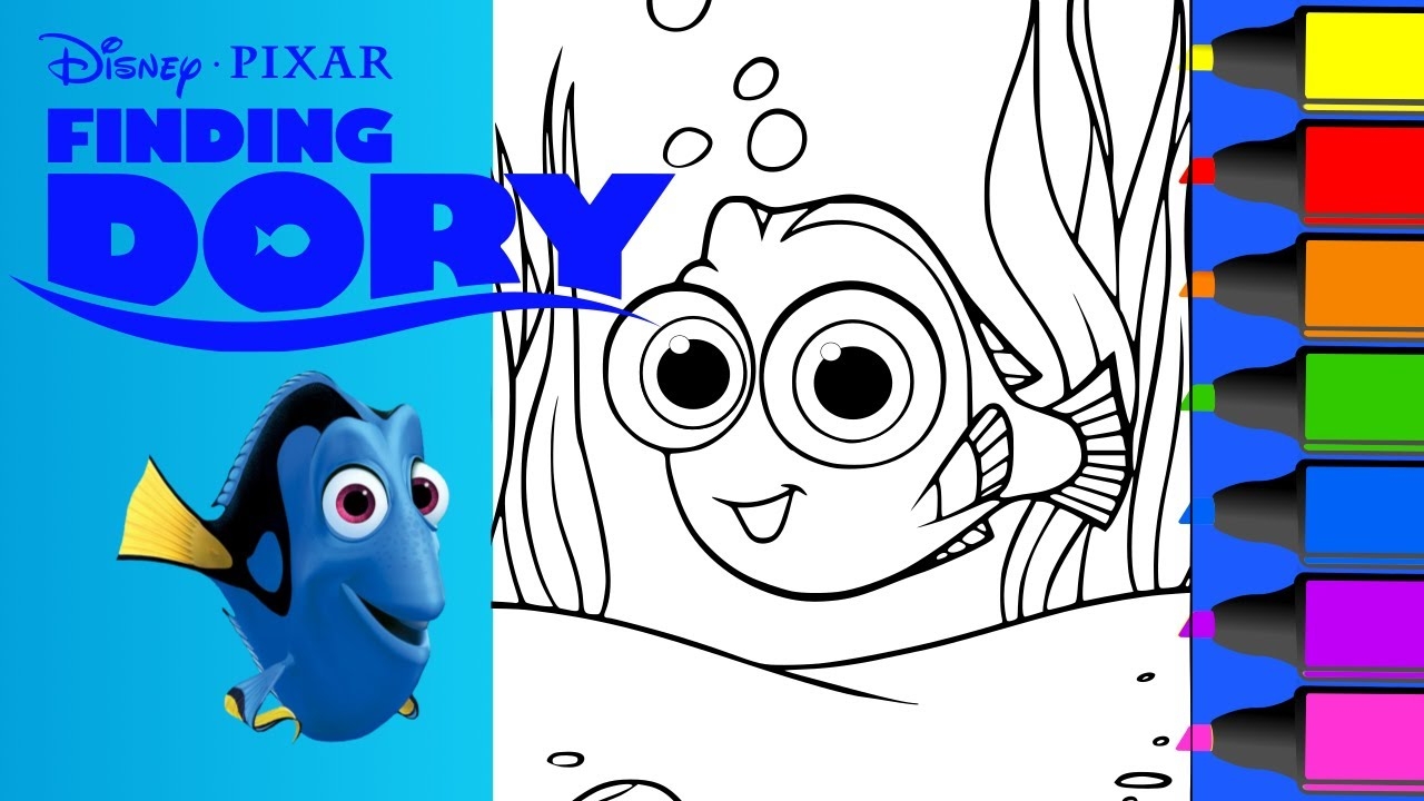 finding dory coloring pages