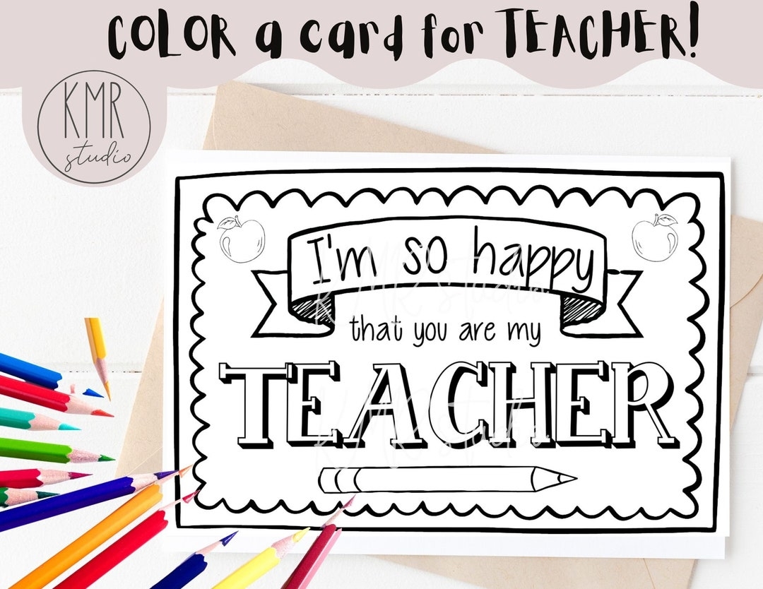 color pages for teachers