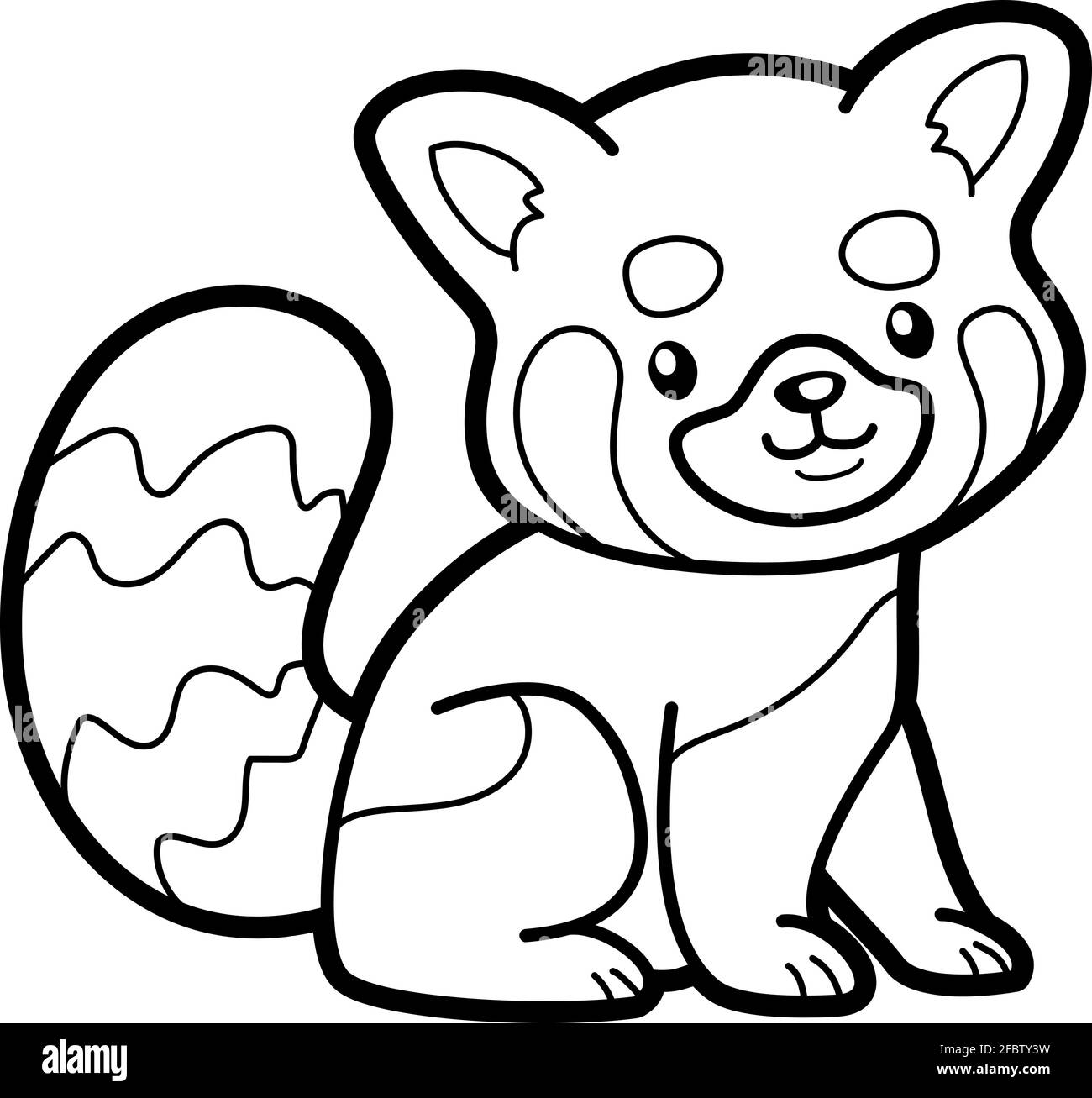 Coloring Book Or Page For Kids Red Panda Black And White Vector Illustration Stock Vector Image Art Alamy Coloring Book Or Page For Kids Red Panda Black And White Vector Illustration Stock Vector Image Art Alamy
