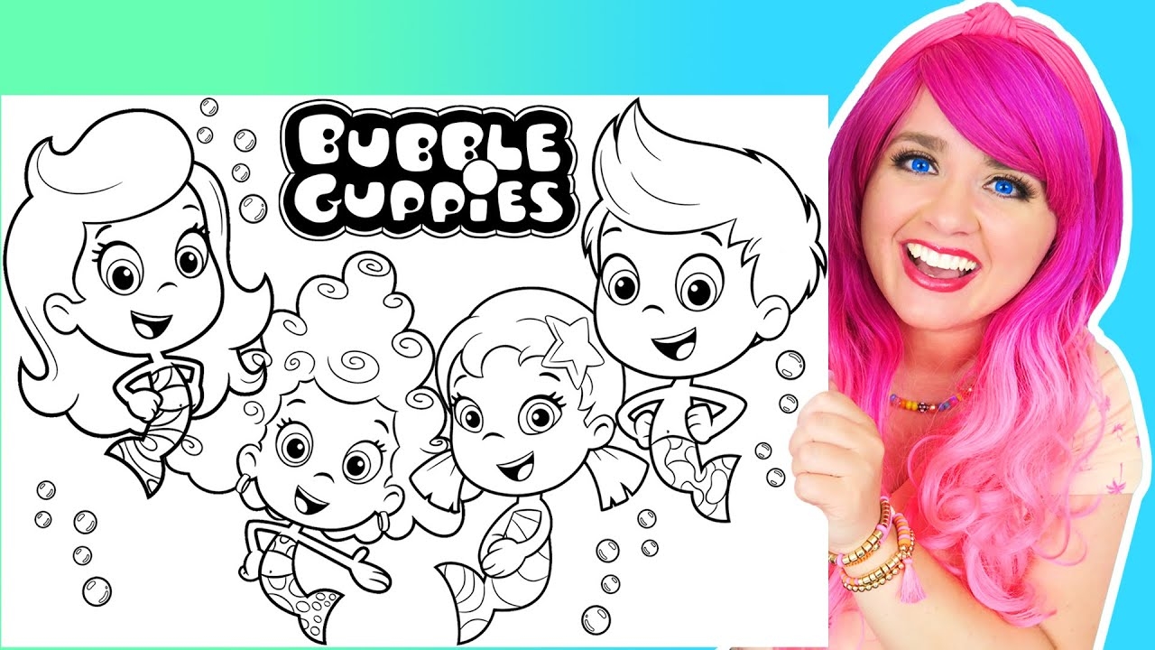 bubble guppies coloring pages bubble guppies coloring pages