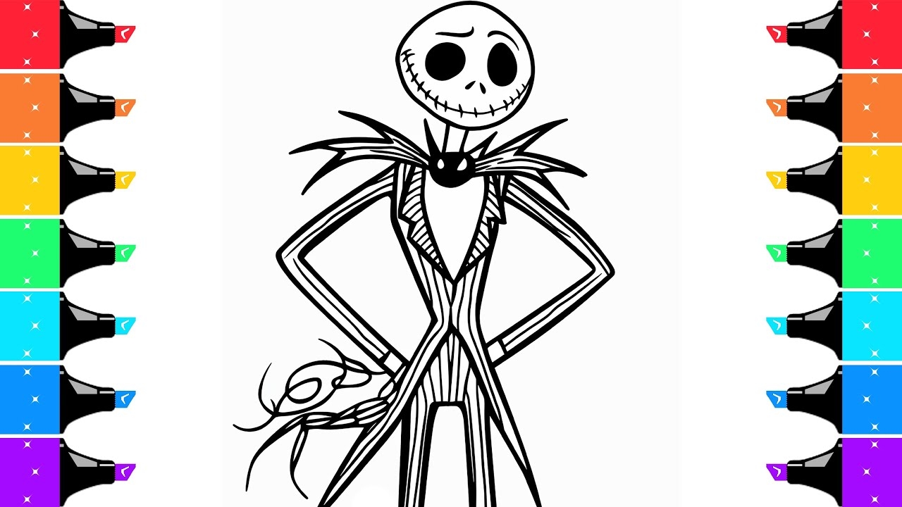 jack skeleton coloring pages jack skeleton coloring pages