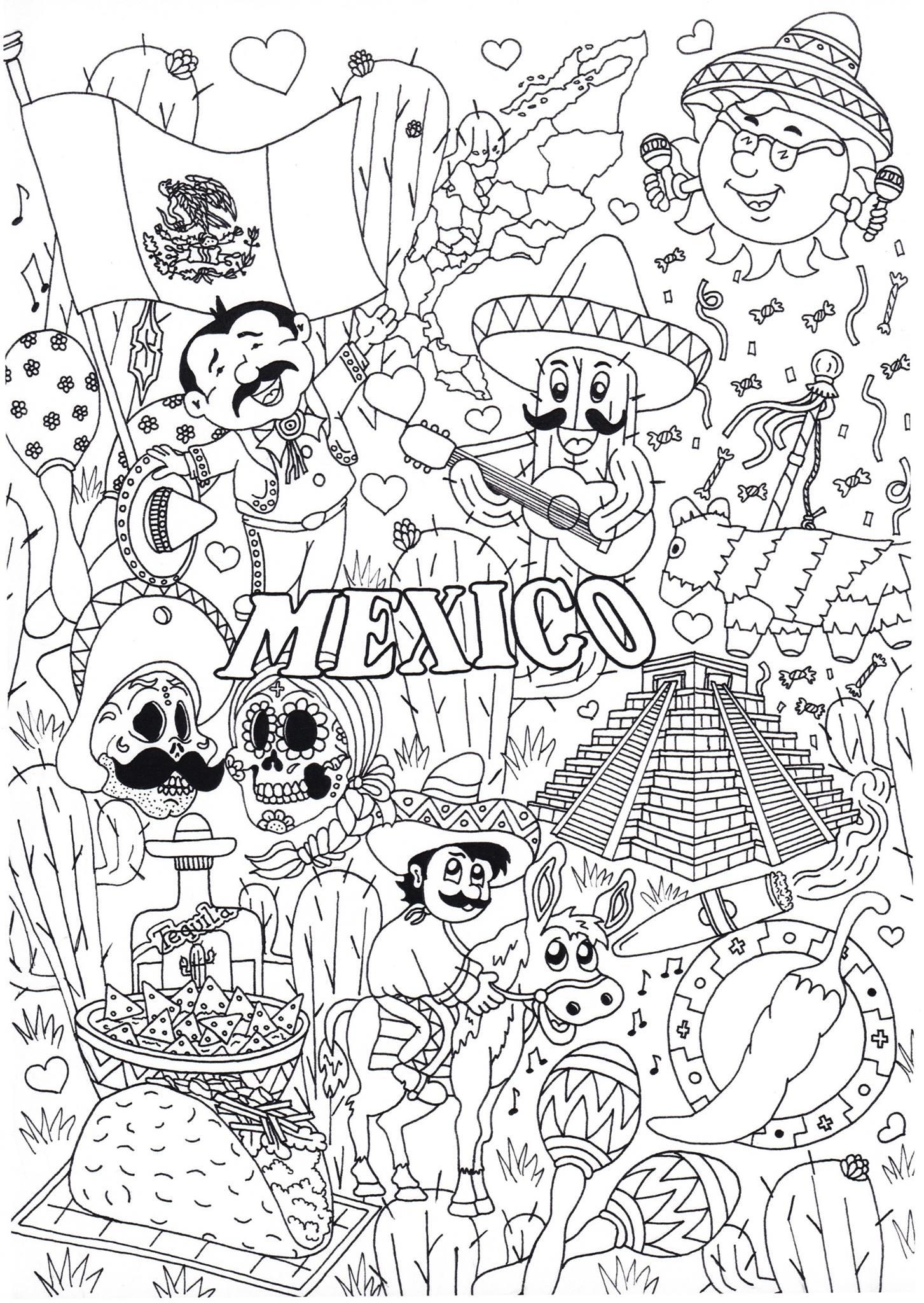 Coloring Page Mexico Free Printables Img 31307 Coloring Page Mexico Free Printables Img 31307