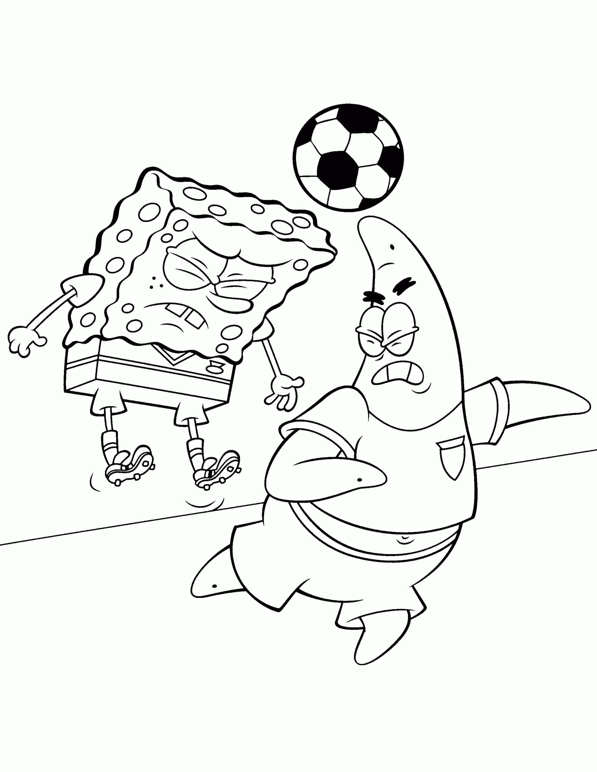 Coloring Page Spongebob Squarepants Coloring Pages 3