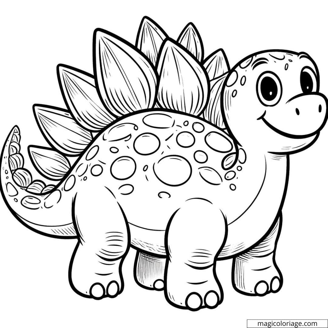 stegosaurus dinosaur coloring pages