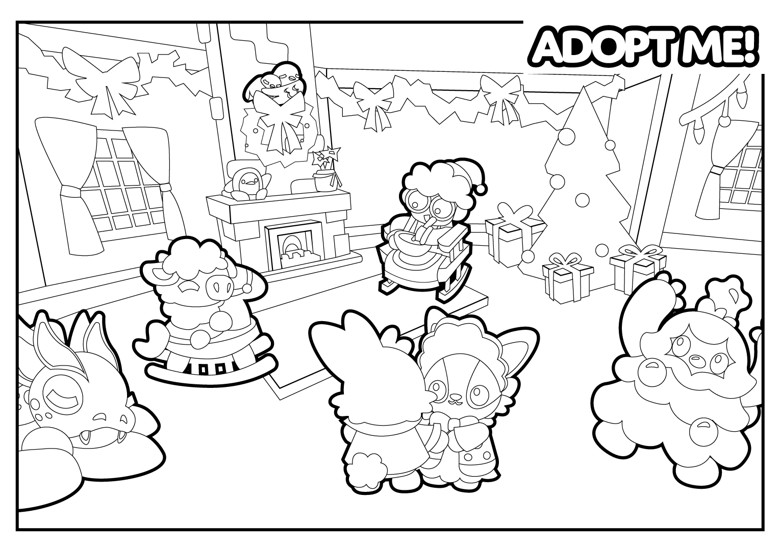 Coloring Pages Adopt Me 