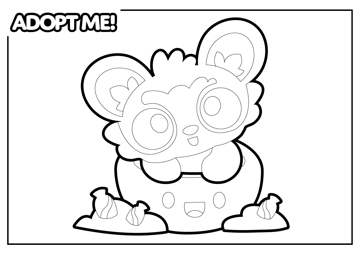 Coloring Pages Adopt Me 