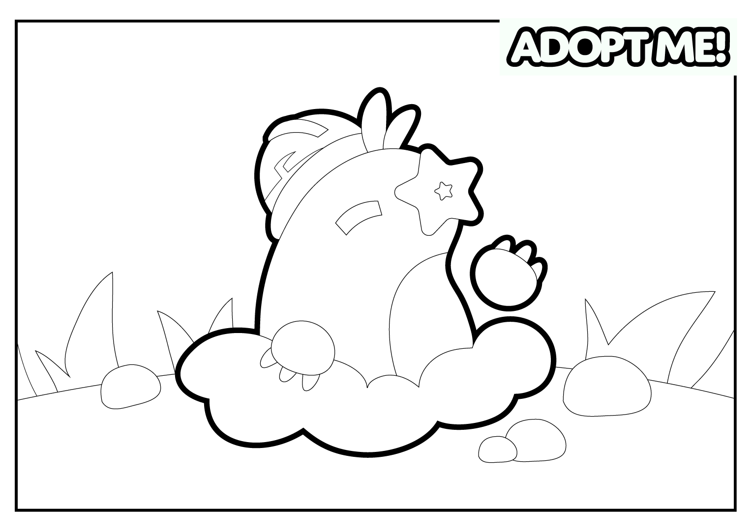 adopt me coloring pages
