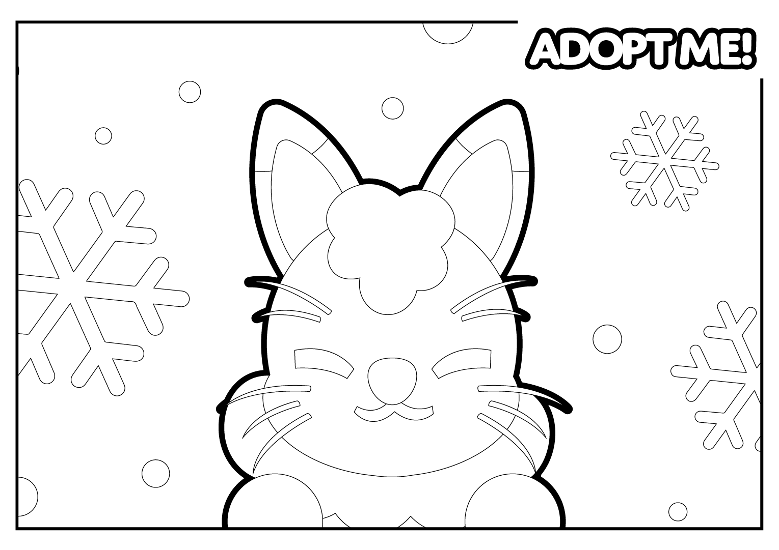Coloring Pages Adopt Me