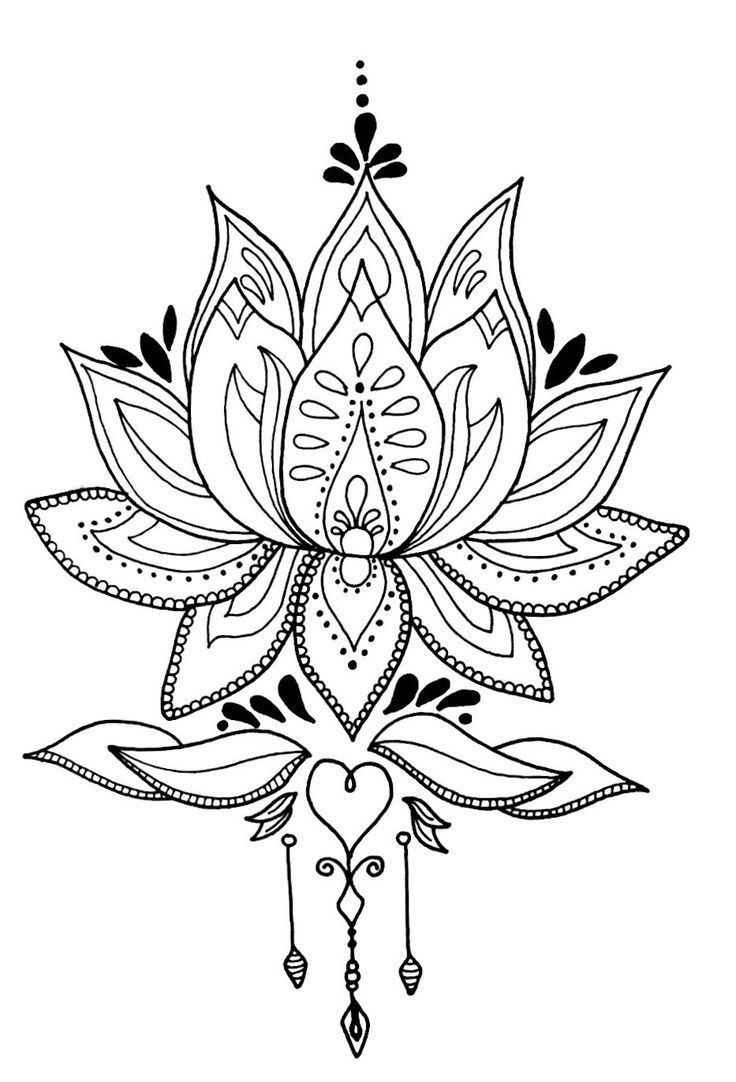 mandala flower coloring pages