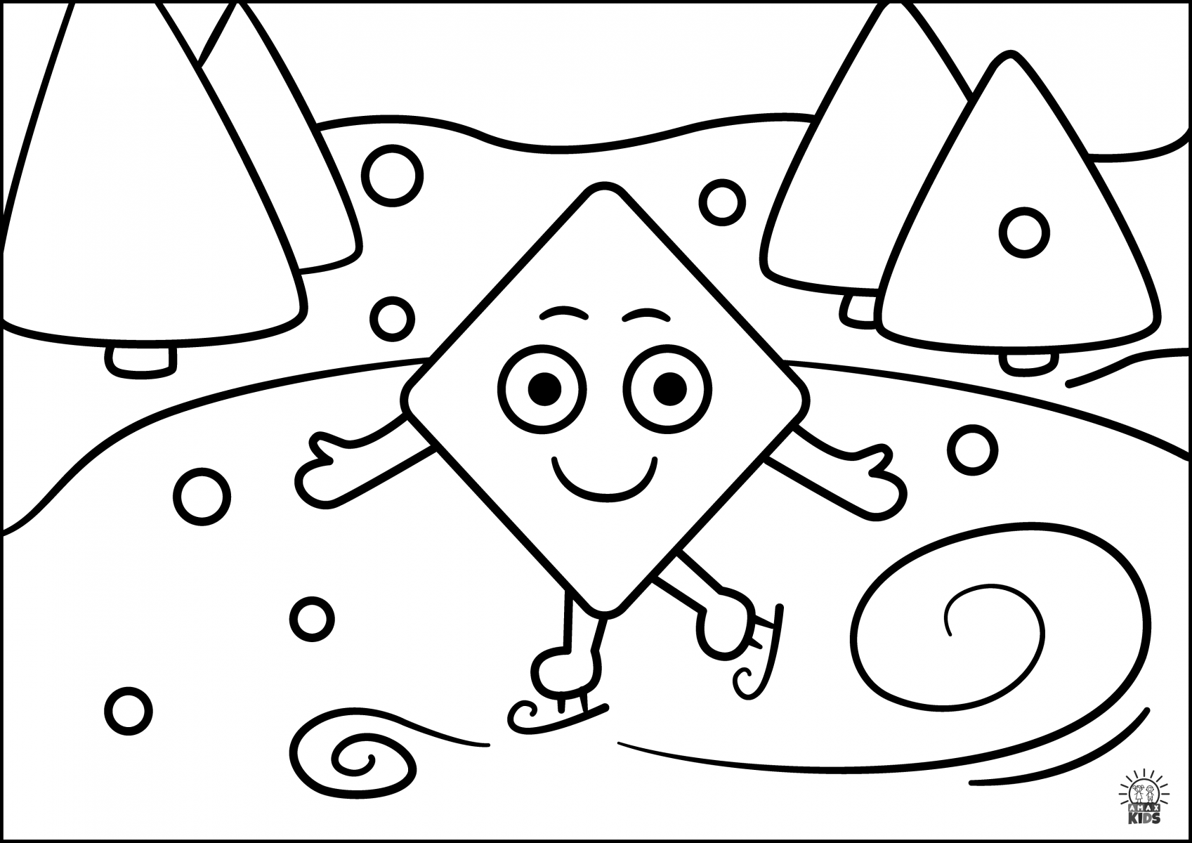 coloring pages for shapes