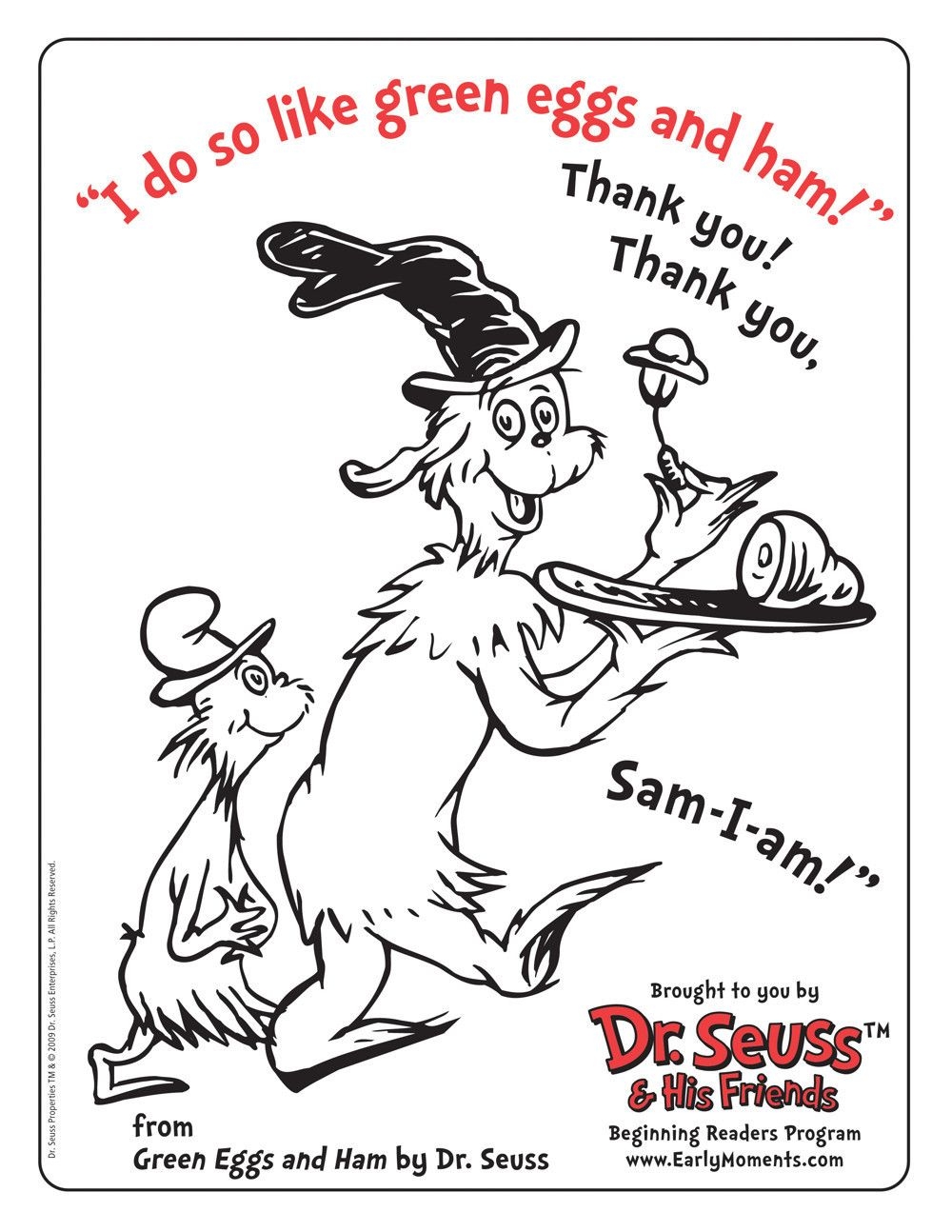 Coloring Sheets Cat In The Hat Template Free Printable Coloring Page Dr Seuss Hats Doctor Seuss Characters Cat In The Hat