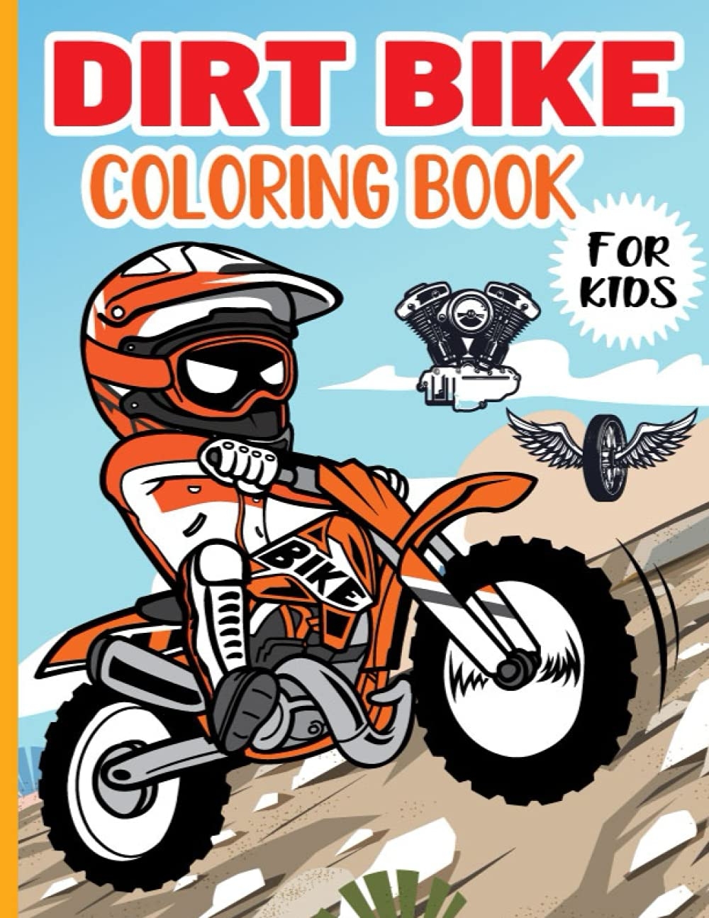 Dirt Bike Coloring Book For Kids Dirtbike Motorcycle Sports Lovers Coloring Pages For Kids Ages 4 8 Pubishing McCourt Sutton 9798746052391 Amazon Books