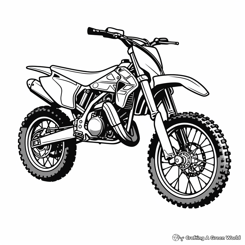 Dirt Bike Coloring Pages Free Printable 