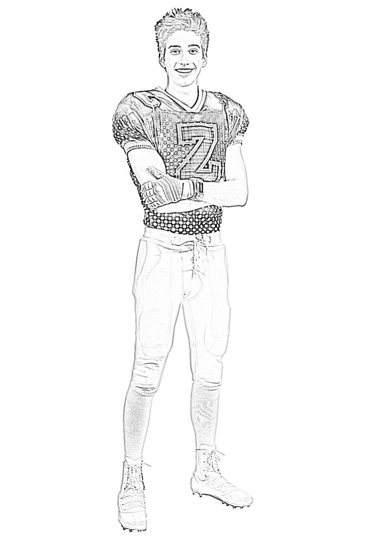 Disney Zombies 3 Coloring Pages