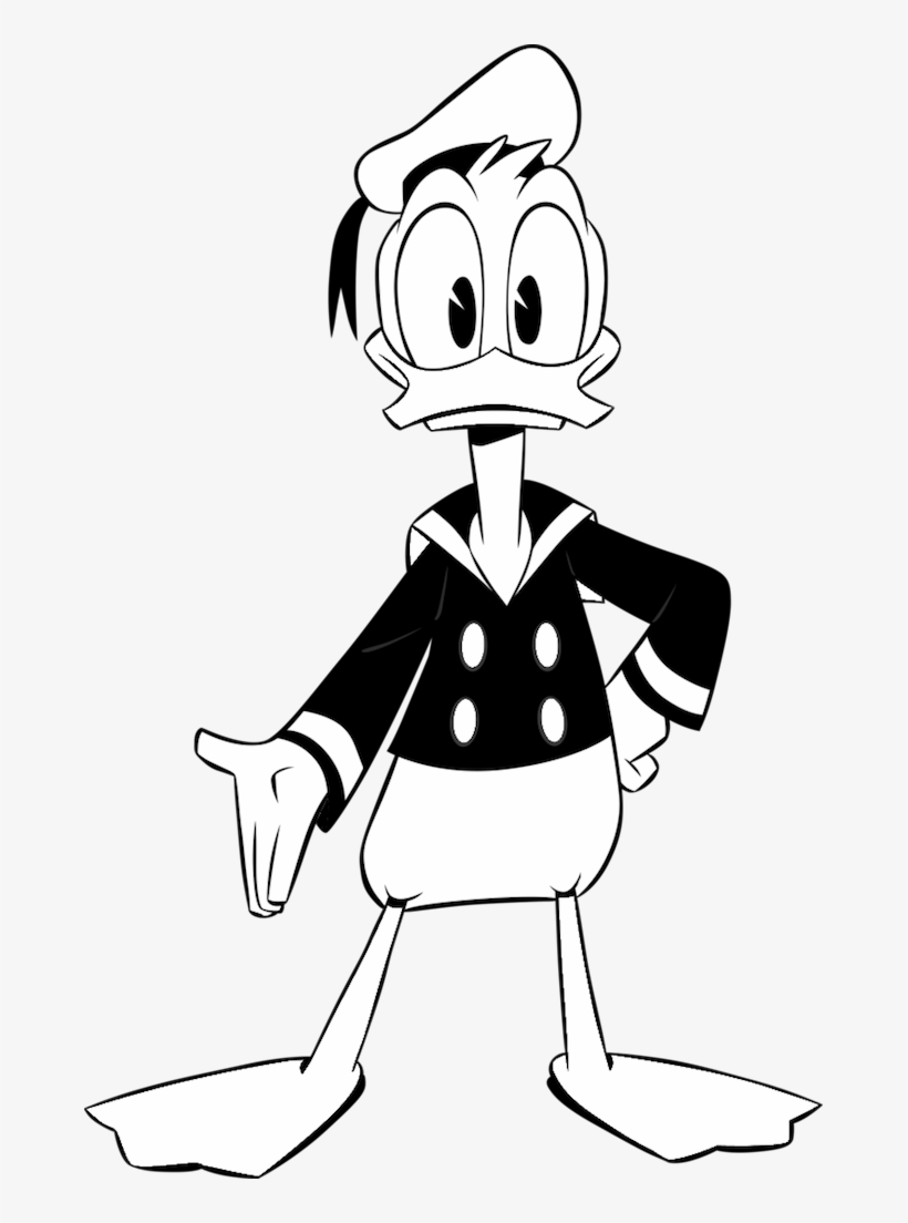 donald duck coloring pages