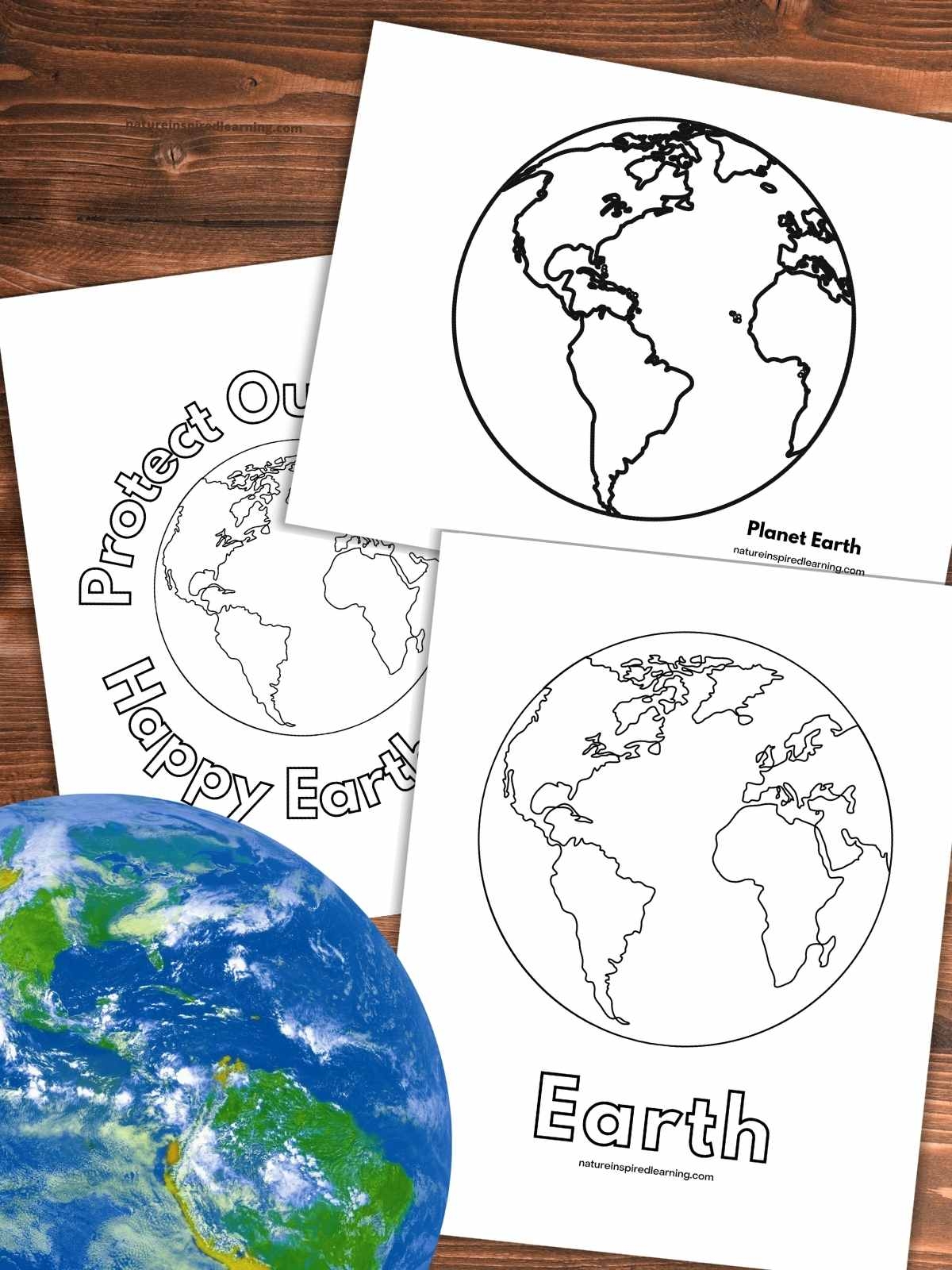 Earth Coloring Pages Nature Inspired Learning Earth Coloring Pages Nature Inspired Learning